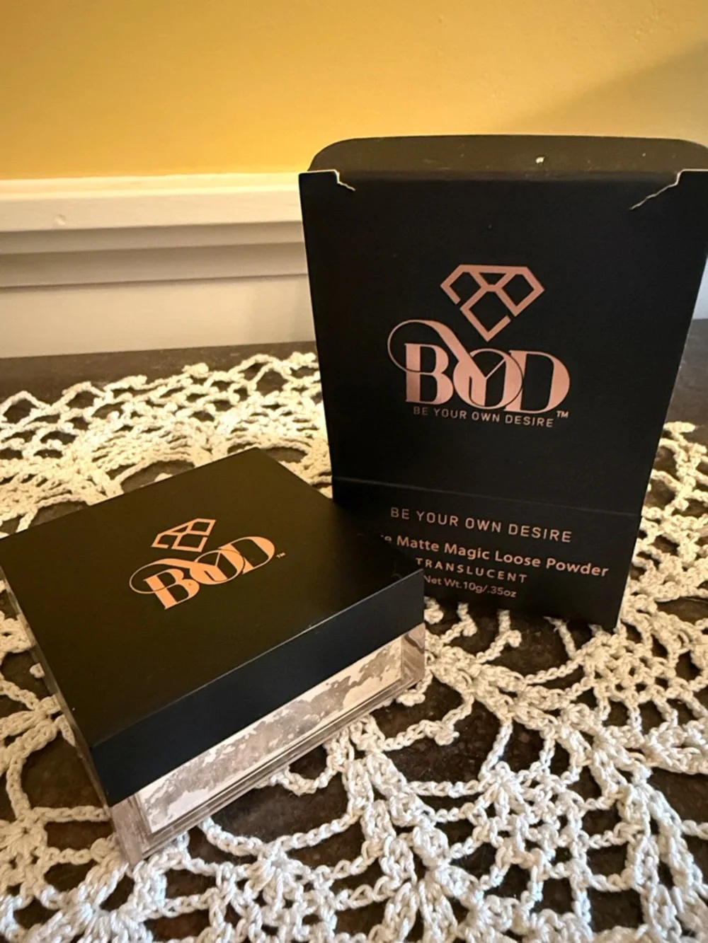 BYOD Be Your Own Desire Matte Magic Loose Powder Translucent .35oz 10g New NiB